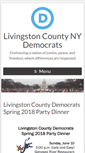 Mobile Screenshot of livingstondemocrats.org